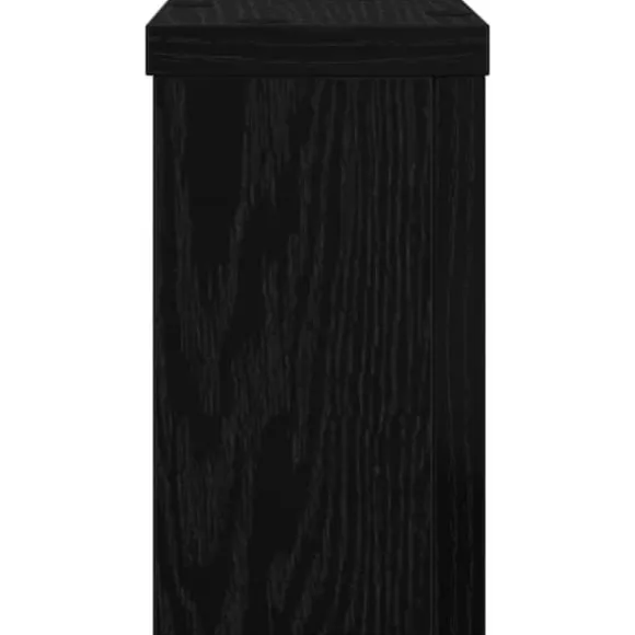 Planteholder sæt i sort eg - Elegant design | Størrelse: 10x10x18 cm | 2 pcs