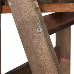 Planteholder, Træ, 160x41x49 cm, Brun