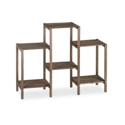 Planteholder, Træ, 70x89x27 cm, Brun
