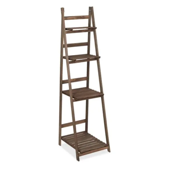 Planteholder, Træ, 160x41x49 cm, Brun