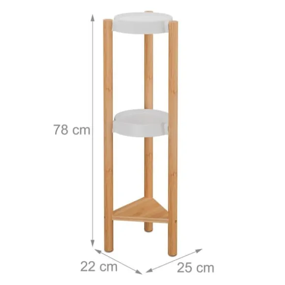 Planteholder, 78x28x34 cm, Naturlig
