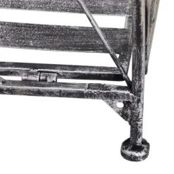 Planteholder, 44x25x96 cm, Sølv