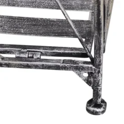 Planteholder, 44x25x96 cm, Sølv