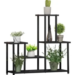 Planteholder, 91x25x83 cm, Sort