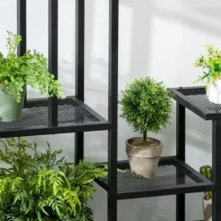 Planteholder, 91x25x83 cm, Sort