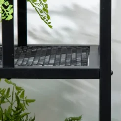 Planteholder, 91x25x83 cm, Sort
