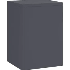 Planteholdere 3 pcs - Minimalistisk Udendørs Design | Farve: Antracit | Størrelse: 24x24x75 cm