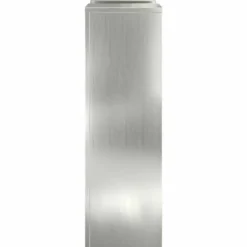Planteholdere 2 stk - Galvaniseret stål | Farve: Sølv | Størrelse: 24x24x75 cm
