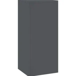 Planteholdere 2 stk - Minimalistisk Stål | Farve: Antracit | Størrelse: 24x24x55 cm