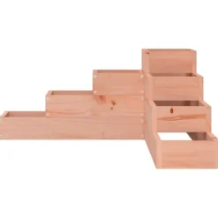 Plantekasse 4 niveauer i massivt douglasgran | Størrelse: 80,5x79x36 cm