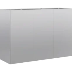 Plantekasse i galvaniseret stål - Holdbar og stilfuld | Størrelse: 120x40x80 cm