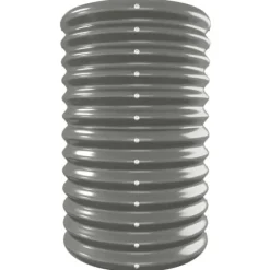 Plantekasse i galvaniseret stål - Højbed | Størrelse: 332x40x68 cm | Farve: Grå