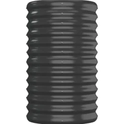 Plantekasse i galvaniseret stål - Højbed | Farve: Antracitgrå | Størrelse: 152x40x68 cm