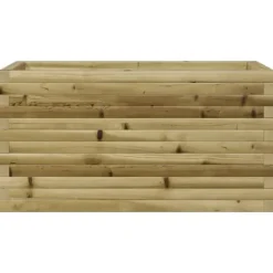 Plantekasse i imprægneret fyrretræ - Robust og dekorativ | Størrelse: 90x40x45,5 cm
