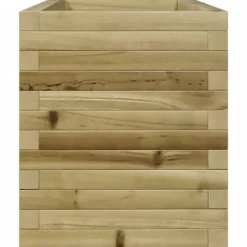 Plantekasse i imprægneret fyrretræ - Robust og dekorativ | Størrelse: 90x40x45,5 cm
