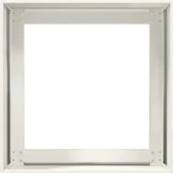 Plantekasse i koldvalset stål - Højbed til planter | Størrelse: 40x40x40 cm | Farve: Hvid