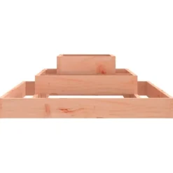 Plantekasse i massivt douglasgran - 3 niveauer | Størrelse: 80x80x27 cm