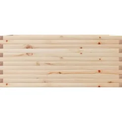 Plantekasse i massivt fyrretræ - Robust og dekorativ | Størrelse: 110x60x45,5 cm