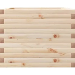 Plantekasse i massivt fyrretræ - Robust og dekorativ | Størrelse: 110x60x45,5 cm