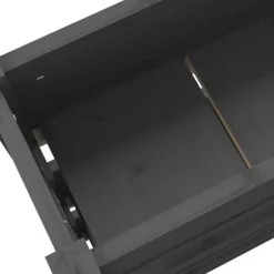 Plantekasse i massivt fyrretræ - Dekorativ til stuer og altaner | Størrelse: 112x25x104,5 cm | Farve: Grå