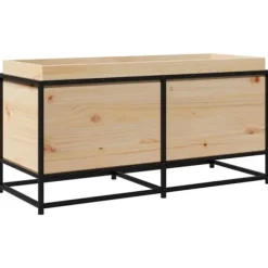 Plantekasse i massivt fyrretræ - Dekorativ have- og altankasse | Størrelse: 100x40x50 cm