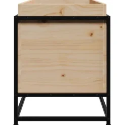 Plantekasse i massivt fyrretræ - Dekorativ have- og altankasse | Størrelse: 100x40x50 cm