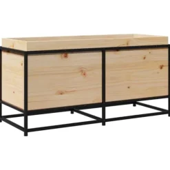 Plantekasse i massivt fyrretræ - Dekorativ have- og altankasse | Størrelse: 100x40x50 cm