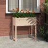 Plantekasse i massivt fyrretræ - Robust og dekorativ | Størrelse: 78x40x81 cm