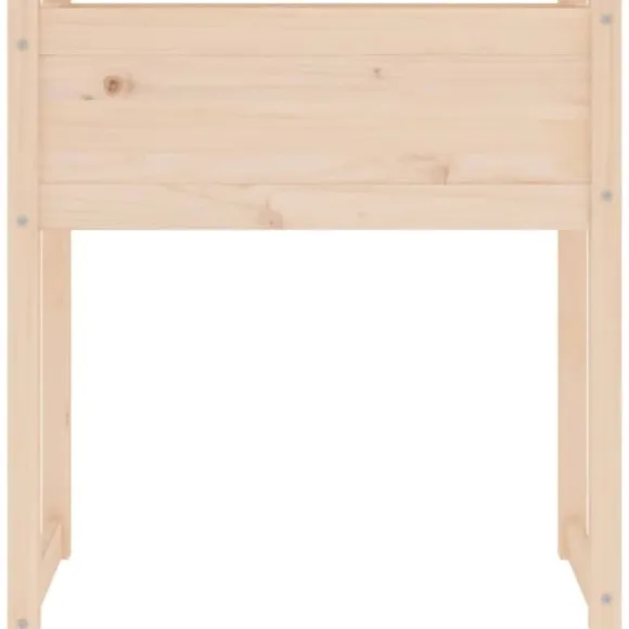 Plantekasse i massivt fyrretræ - Robust og dekorativ | Størrelse: 78x40x81 cm