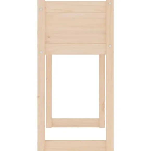 Plantekasse i massivt fyrretræ - Robust og dekorativ | Størrelse: 78x40x81 cm