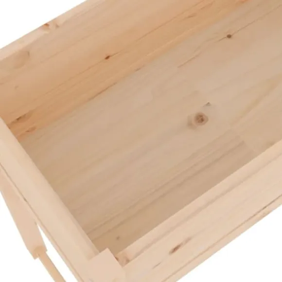 Plantekasse i massivt fyrretræ - Robust og dekorativ | Størrelse: 78x40x81 cm