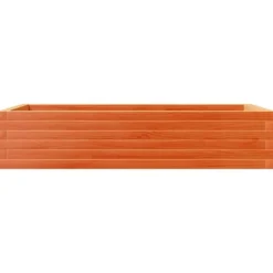 Plantekasse i massivt fyrretræ - Dybde 110 cm | Farve: Gyldenbrun | Størrelse: 110x60x23 cm