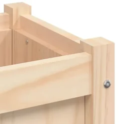 Plantekasse i massivt fyrretræ - Dekorativ havekasse | Størrelse: 150x50x70 cm