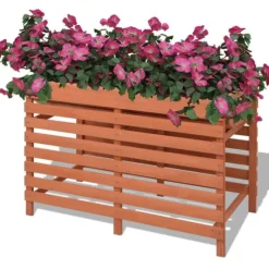 Plantekasse i træ - Dyrk grøntsager og blomster | Størrelse: 100x50x71 cm