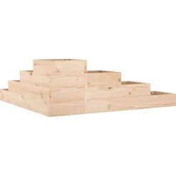 Plantekasse med 4 niveauer - Massivt fyrretræ | Størrelse: 106x104,5x36 cm