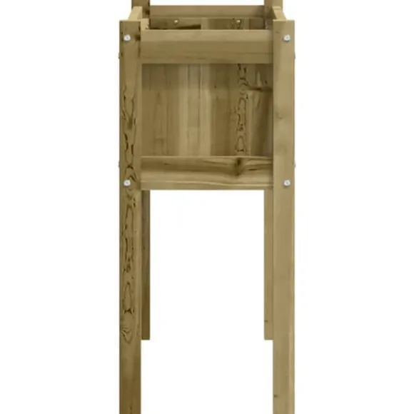 Plantekasse med ben i imprægneret fyrretræ - Haveskaber | Størrelse: 70x31x70 cm