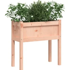 Plantekasse med ben i massivt douglasgran - Uderum | Størrelse: 70x31x70 cm