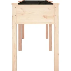 Plantekasse med foring 203x53x76 cm massivt fyrretræ - Plantekasse - Plantekasser - Home & Living