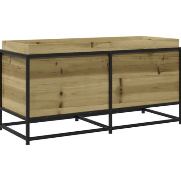 Plantekasse til haven - Imprægneret fyrretræ | Størrelse: 100x40x50 cm