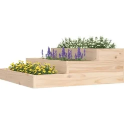 Plantekasse 78x78x27 cm massivt fyrretræ - Plantekasse - Plantekasser - Home & Living
