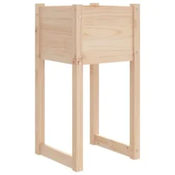 Plantekasser 2 stk. i massivt fyrretræ - Dekorative og robuste | Størrelse: 40x40x81 cm
