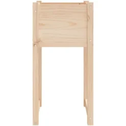 Plantekasser 2 stk. i massivt fyrretræ - Dekorative og robuste | Størrelse: 40x40x81 cm