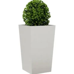 Plantekasser 2 stk. rustfrit stål - 45x45x75 cm | Farve: Sølv