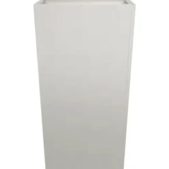 Plantekasser 2 stk. rustfrit stål - 45x45x75 cm | Farve: Sølv