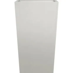 Plantekasser 2 stk. rustfrit stål - 45x45x75 cm | Farve: Sølv