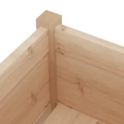 Plantekasser 2 stk. 70x70x70 cm - Massivt fyrretræ | Farve: Natur | Størrelse: 70x70x70 cm