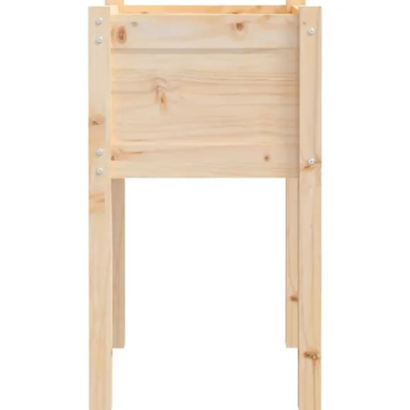 Plantekasser i massivt fyrretræ - 2 stk. | Størrelse: 40x40x70 cm