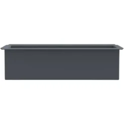 Plantekrukker - Living blomsterkasser til Euro-paller 12 stk. 36x13,5x9,5 cm PP grå