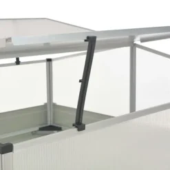 Plantekrukker - Living drivhus 100 x 100 x 85 cm galvaniseret stål brun