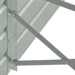 Plantekrukker - Living forhøjet plantekasse 480x80x77 cm galvaniseret stål grå